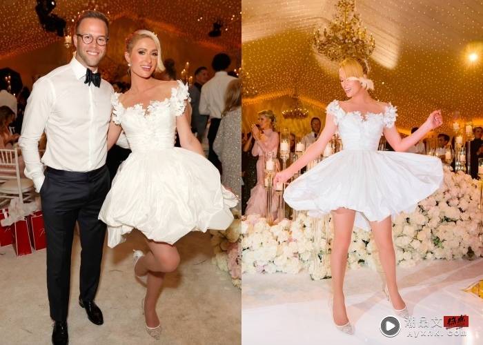 Style｜订婚4次的芭比名媛Paris Hilton终于嫁了！童话式婚纱来自它！ 更多热点 图3张